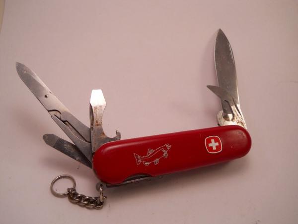 Wenger Delemont Switzerland Stainless Fish Swiss Army Knife Wenger Delemont Switzerland Stainless Fish Swiss Army Knife
