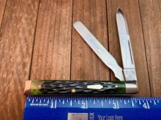 Schatt and Morgan Deep Green Bone Doctor’s Knife, From the 6th Anniversary Series.