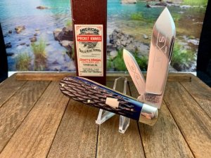 Schatt and Morgan Tear Drop Jack in Deep Blue Bone,  From the 7th Anniversary Series