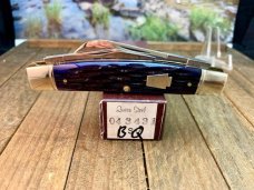 Case XX Stainless USA 3 Dot (1977) Stag 52087 SSP Blue Scroll Stockman Knife - Mint Case XX Stainless USA 3 Dot (1977) Stag 52087 SSP Blue Scroll Stockman Knife - Mint