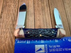 Schatt and Morgan 2 Blade Canoe Jack in Deep Blue Bone, From the 7th Anniversary Series Schatt and Morgan 2 Blade Canoe Jack in Deep Blue Bone, From the 7th Anniversary Series