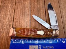 Schatt and Morgan Gunstock Jack in Antique Green Jigged Bone, From The 9th Anniversary Series Schatt and Morgan Gunstock Jack in Antique Green Jigged Bone, From The 9th Anniversary Series