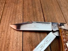 Schatt and Morgan Gunstock Jack in Antique Green Jigged Bone, From The 9th Anniversary Series Schatt and Morgan Gunstock Jack in Antique Green Jigged Bone, From The 9th Anniversary Series