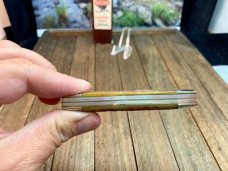 Schatt and Morgan Gunstock Jack in Antique Green Jigged Bone, From The 9th Anniversary Series Schatt and Morgan Gunstock Jack in Antique Green Jigged Bone, From The 9th Anniversary Series