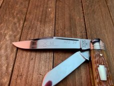 Case XX USA 1997 Midnight Stag 51549L SS First Production Run Copperlock Knife - SFO - NIB Case XX USA 1997 Midnight Stag 51549L SS First Production Run Copperlock Knife - SFO - NIB