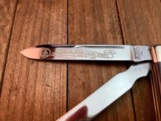 Schrade + USA 511SC Scrimshaw Mini Folding Lockback Knife c. 1993 - NIB Schrade + USA 511SC Scrimshaw Mini Folding Lockback Knife c. 1993 - NIB