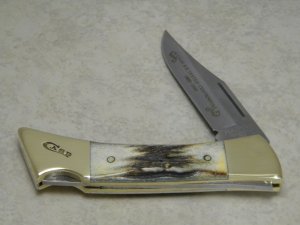 Case XX USA Stag 5159L SS "Case XX Tested Centennial 1889-1989" Lockback Knife