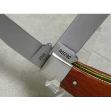 Remington UMC USA 2003 Wood R1178C Bullet Pioneer Trapper Knife in Box