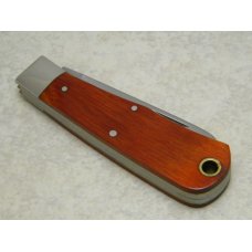 Remington UMC USA 2003 Wood R1178C Bullet Pioneer Trapper Knife in Box
