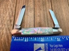 Schatt and Morgan Abalone Pen Knife, From the 11th Anniversary Series Schatt and Morgan Abalone Pen Knife, From the 11th Anniversary Series