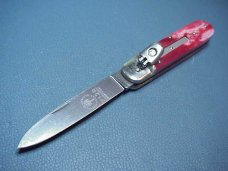 BOKER German 712R Lever Tree Brand Red switchblade knife BOKER German 712R Lever Tree Brand Red switchblade knife