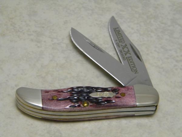 Case XX USA 2003 Cabernet Bone Limited Edition 62165 TH SS Tiny Folding Hunter Knife in Box Case XX USA 2003 Cabernet Bone Limited Edition 62165 TH SS Tiny Folding Hunter Knife in Box