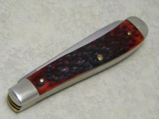 Parker-Frost USA 1978-4 (Schrade USA) Preferred Stock Series Red Bone Trapper Knife in Box Parker-Frost USA 1978-4 (Schrade USA) Preferred Stock Series Red Bone Trapper Knife in Box
