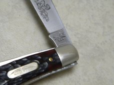 Parker-Frost USA 1978-4 (Schrade USA) Preferred Stock Series Red Bone Trapper Knife in Box Parker-Frost USA 1978-4 (Schrade USA) Preferred Stock Series Red Bone Trapper Knife in Box
