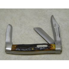 Parker-Frost USA 1978-1 (Schrade USA) Preferred Stock Series Stag Tennessee Stockman Knife in Box Parker-Frost USA 1978-1 (Schrade USA) Preferred Stock Series Stag Tennessee Stockman Knife in Box