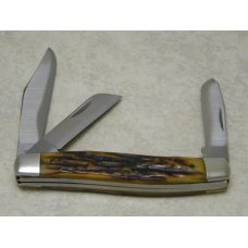 Parker-Frost USA 1978-1 (Schrade USA) Preferred Stock Series Stag Tennessee Stockman Knife in Box Parker-Frost USA 1978-1 (Schrade USA) Preferred Stock Series Stag Tennessee Stockman Knife in Box