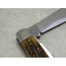 Parker-Frost USA 1978-1 (Schrade USA) Preferred Stock Series Stag Tennessee Stockman Knife in Box Parker-Frost USA 1978-1 (Schrade USA) Preferred Stock Series Stag Tennessee Stockman Knife in Box