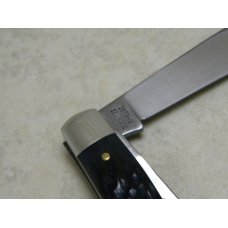 Parker-Frost USA 1978-2 (Schrade USA) Preferred Stock Series Green Bone Stockman Knife in Box Parker-Frost USA 1978-2 (Schrade USA) Preferred Stock Series Green Bone Stockman Knife in Box