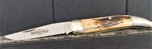 GREAT EASTERN CUTLERY NORTHFIELD STAG #128119 THICK AND BEAUTIFULLY CENTERED TOOTHPICK KNIFE