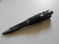 Vintage Folding swing guard Bowie Knife-Frenzel Nixdorf With Original Scabbard.