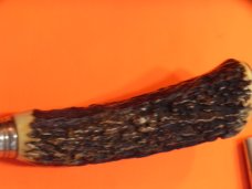NOS! J A Henckels Friodur Hunting / Skinning / Camping knife w/ Fantastic STAG Handles +Orig Sheath NOS! J A Henckels Friodur Hunting / Skinning / Camping knife w/ Fantastic STAG Handles +Orig Sheath