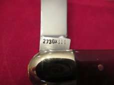 Kissing Crane Red Handle Swell Center Whittler Pattern # 2730 XIII Kissing Crane Red Handle Swell Center Whittler Pattern # 2730 XIII