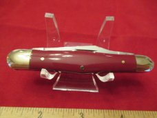 Kissing Crane Red Handle Swell Center Whittler Pattern # 2730 XIII Kissing Crane Red Handle Swell Center Whittler Pattern # 2730 XIII