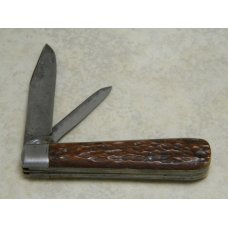 Vintage Russell Straight Marking USA Made Genuine Bone 2 Blade Jack Knife c.1884-1933 Vintage Russell Straight Marking USA Made Genuine Bone 2 Blade Jack Knife c.1884-1933