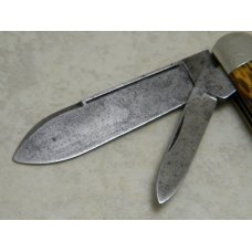 Schrade Cut. Co. Walden NY USA Peachseed Bone Large Easy Open Jack Knife c.1903-1948 Schrade Cut. Co. Walden NY USA Peachseed Bone Large Easy Open Jack Knife c.1903-1948