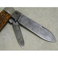 Schrade Cut. Co. Walden NY USA Peachseed Bone Large Easy Open Jack Knife c.1903-1948 Schrade Cut. Co. Walden NY USA Peachseed Bone Large Easy Open Jack Knife c.1903-1948