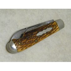 Schrade Cut. Co. Walden NY USA Peachseed Bone Large Easy Open Jack Knife c.1903-1948 Schrade Cut. Co. Walden NY USA Peachseed Bone Large Easy Open Jack Knife c.1903-1948