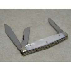 Ibberson Sheffield England Stan Shaw 1959 Pearl Large 3 Blade Stockman Knife Ibberson Sheffield England Stan Shaw 1959 Pearl Large 3 Blade Stockman Knife