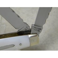 Ibberson Sheffield England Stan Shaw 1959 Pearl Large 3 Blade Stockman Knife Ibberson Sheffield England Stan Shaw 1959 Pearl Large 3 Blade Stockman Knife