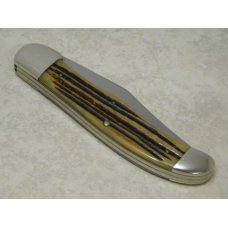 Queen Steel #39 Winterbottom Bone Folding Hunter Knife - "Q Steel" Tang Stamp - No Etch - 1950's Queen Steel #39 Winterbottom Bone Folding Hunter Knife - "Q Steel" Tang Stamp - No Etch - 1950's