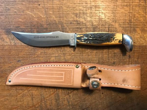 CASE 1979 BRADFORD CENTENNIAL 523-5 beautiful stag handle and mint mint mint CASE 1979 BRADFORD CENTENNIAL 523-5 beautiful stag handle and mint mint mint