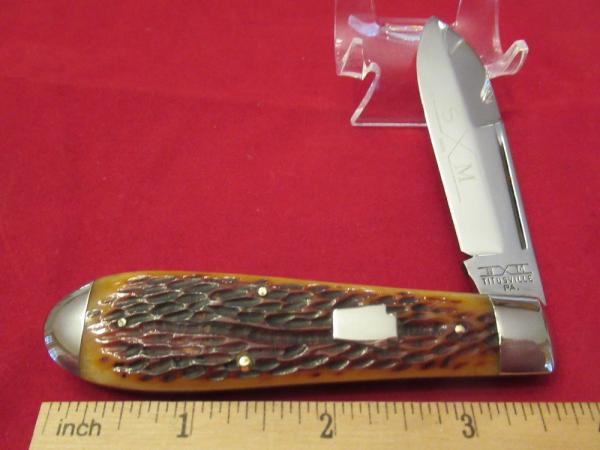 Schatt & Morgan Series VIII Antique Carmel Bone Tear Drop Jack Pattern # 041906 Schatt & Morgan Series VIII Antique Carmel Bone Tear Drop Jack Pattern # 041906