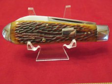 Schatt & Morgan Series VIII Antique Carmel Bone Tear Drop Jack Pattern # 041906 Schatt & Morgan Series VIII Antique Carmel Bone Tear Drop Jack Pattern # 041906