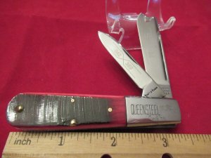 Schatt & Morgan  Red Saw Cut One Arm Barlow Pattern # 042369 
