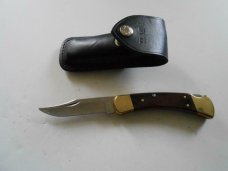 Buck 110A USA Lockback Knife with Buck Pouch