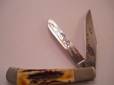 Little River USA Stag Trapper Knife Little River USA Stag Trapper Knife