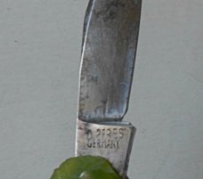 Letter Opener with knife-Jade Color