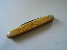 Case XX USA 1998 Pocket Worn Green Bone 62048 SS Slimline Trapper Knife - NIB