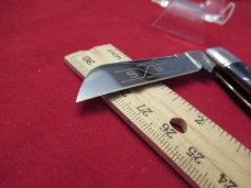 Schatt & Morgan Series VII Dark Blue Bone Congress Whittler Pattern # 043431 Schatt & Morgan Series VII Dark Blue Bone Congress Whittler Pattern # 043431