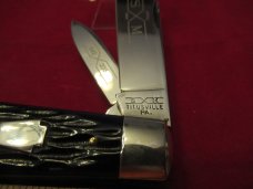 Schatt & Morgan Series VII Dark Blue Jigged Bone Tear Drop Jack Pattern # 042206 Schatt & Morgan Series VII Dark Blue Jigged Bone Tear Drop Jack Pattern # 042206