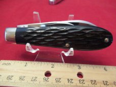Schatt & Morgan Series VII Dark Blue Jigged Bone Tear Drop Jack Pattern # 042206 Schatt & Morgan Series VII Dark Blue Jigged Bone Tear Drop Jack Pattern # 042206