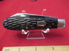 Schatt & Morgan Series VII Dark Blue Jigged Bone Tear Drop Jack Pattern # 042206 Schatt & Morgan Series VII Dark Blue Jigged Bone Tear Drop Jack Pattern # 042206
