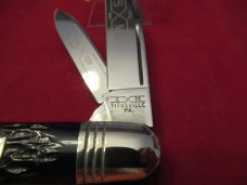 Schatt & Morgan Series VII Dark Blue Jigged Bone English Jack Pattern # 042229 Schatt & Morgan Series VII Dark Blue Jigged Bone English Jack Pattern # 042229