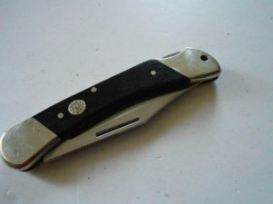 Never Used Explorer Solingen Caribou Lockback Folder Knife