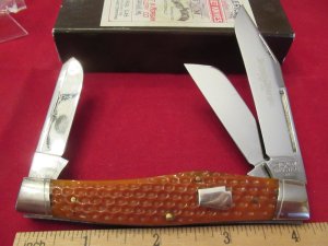 Schatt & Morgan Authentic Orange Corn Cobb Bone Reverse Gunstock  Pattern# 043150ACC
