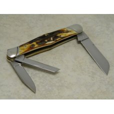 Schatt & Morgan Titusville PA. Keystone Series 2005 Stag 033448 Carpenter's Whittler Knife Schatt & Morgan Titusville PA. Keystone Series 2005 Stag 033448 Carpenter's Whittler Knife